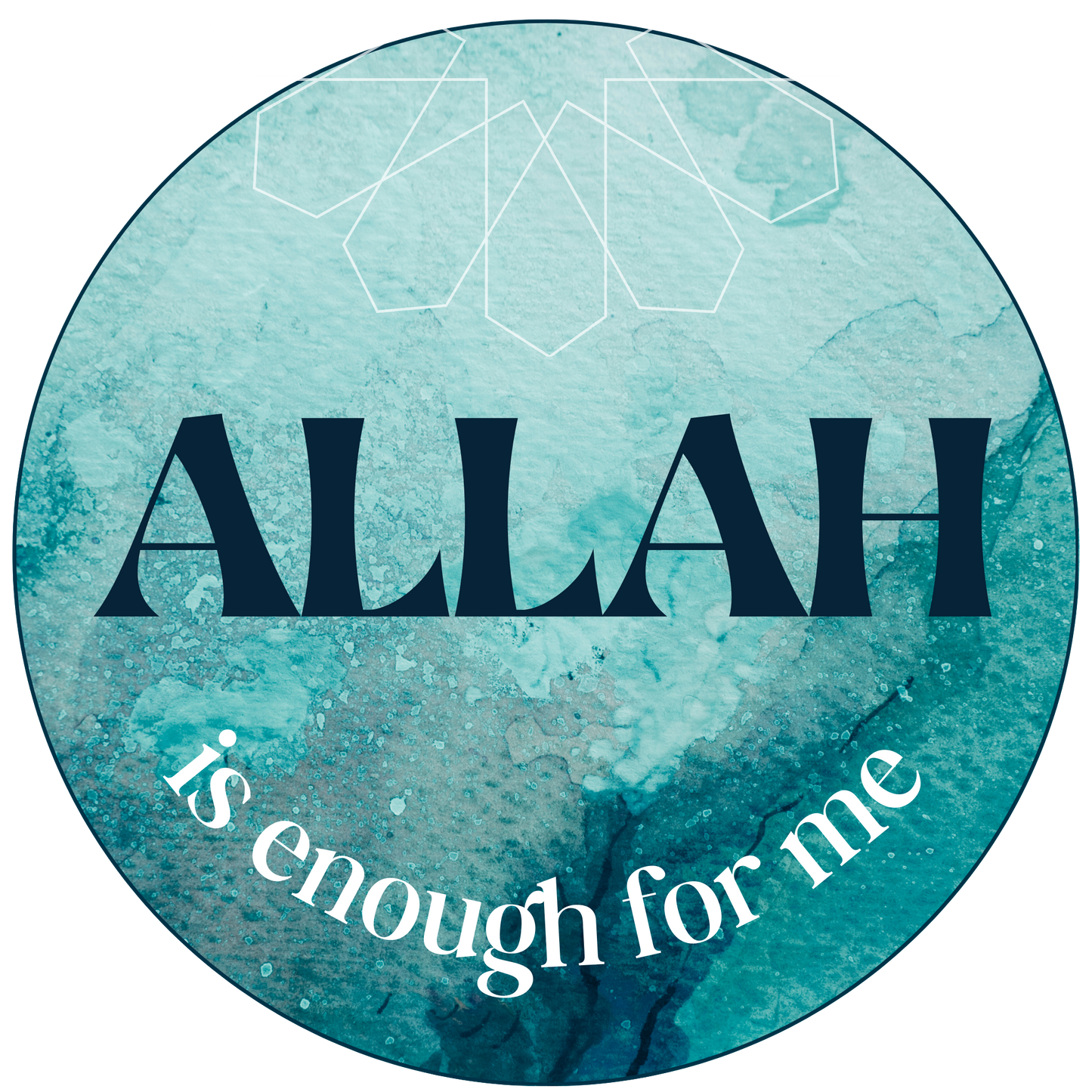 'ALLAH is enough for me' Sticker