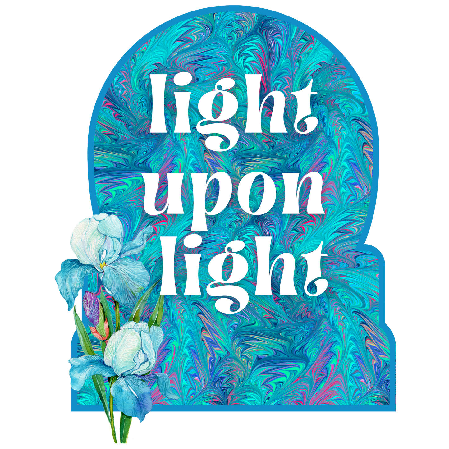 'light upon light' Sticker