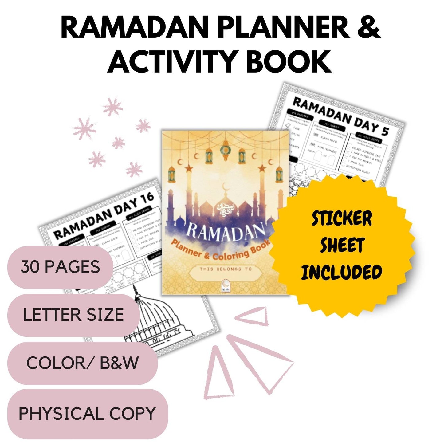 Ramadan Planner and Coloring Book